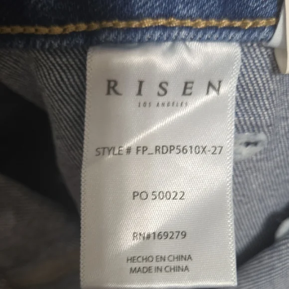 Risen Jeans Stylish Blue Boot Cut Jeans - Picture 5 of 7